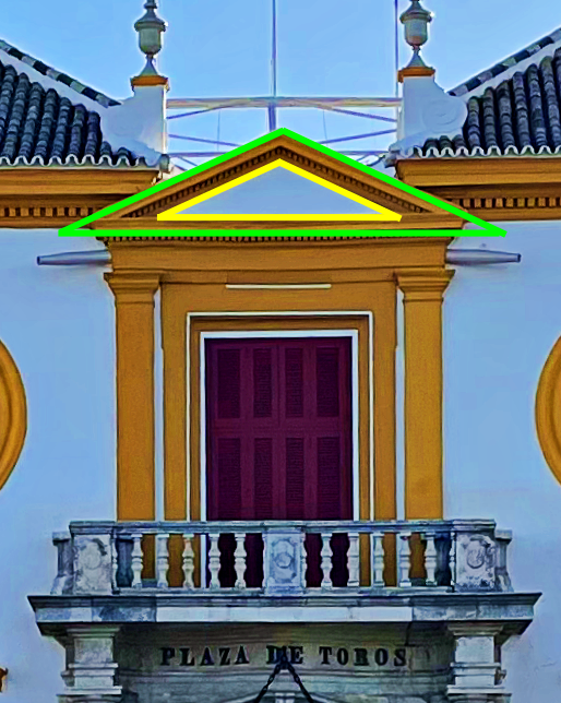 Triángulos de puerta del príncipe