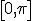\left [0,\pi   \right ]