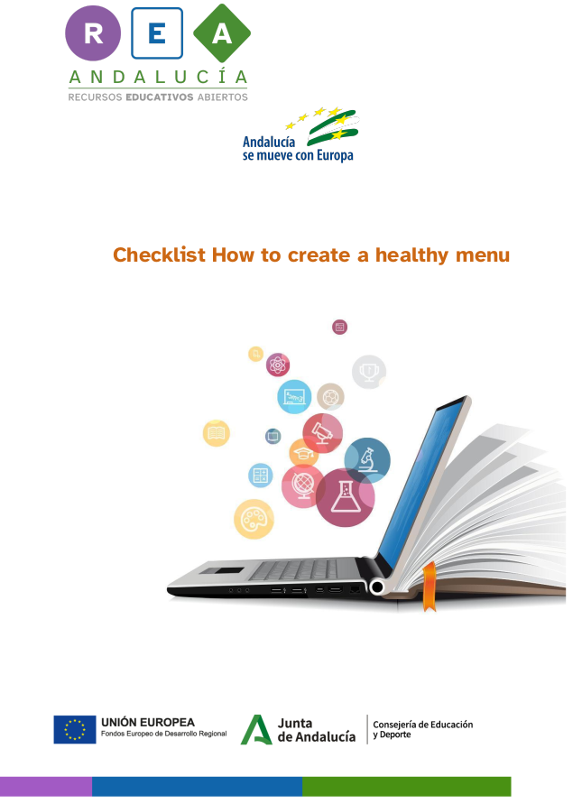 Checklist · How to create a healthy menu