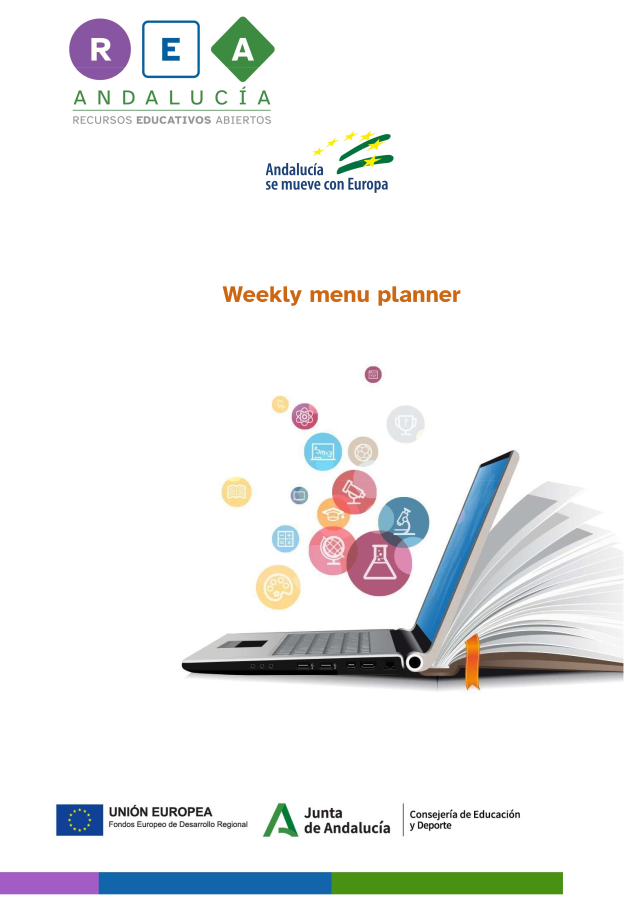  Weekly menu planner