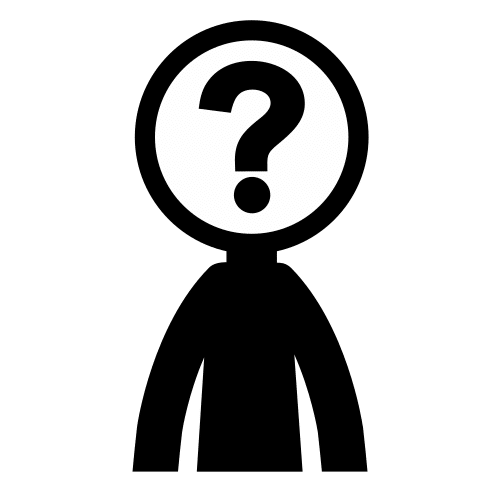 La imagen muestra la silueta de una persona con un signo de interrogación dentro de la cabeza.