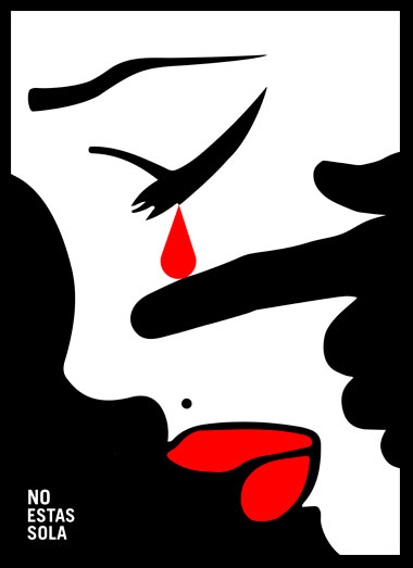  cartel sobre la violencia de género