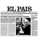 legalización del PC en El Pais