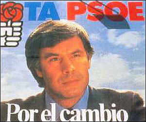 Cartel campaña PSOE elecciones 1982