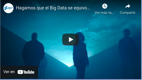 Vídeo sobre la campaña de la DGT: Hagamos que el Big Data se equivoque