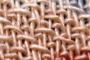 Estructura de un tejido de rayón