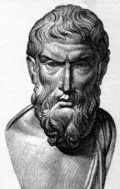 busto de Epicuro