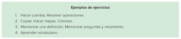 Ejemplo de ejercicio