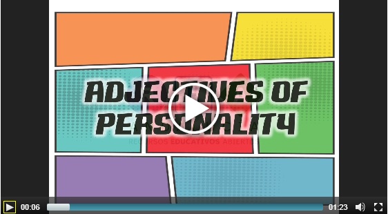 Video adjectives of personality