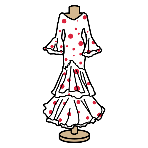 Traje de flamenca