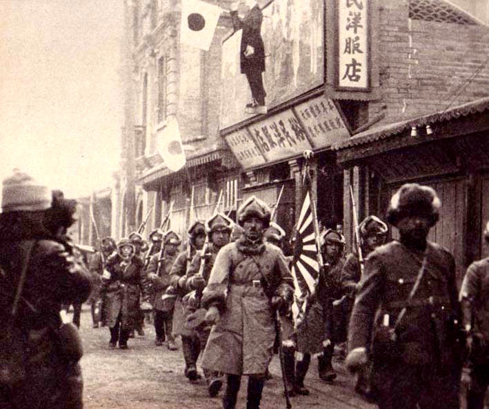 fuezas japonesas en manchuria