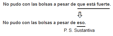 ¿Adverbial o sustantiva?