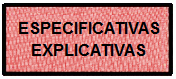 Especificativas y explicativas