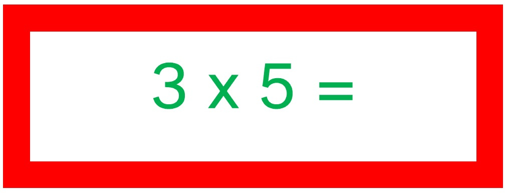 La imagen muestra una multiplicación con formato signo