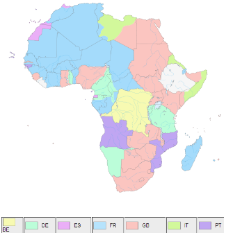 África en 1913
