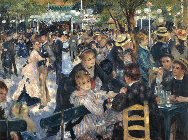 Baile en le moulin de la galette, de Renoir