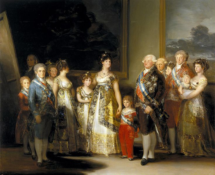 La familia de Carlos IV, de Goya