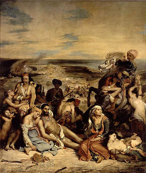 La matanza de Quíos, de Delacroix