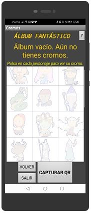 Álbum de cromos vacío