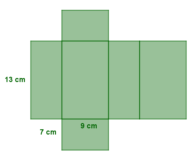 Desarrollo plano prisma