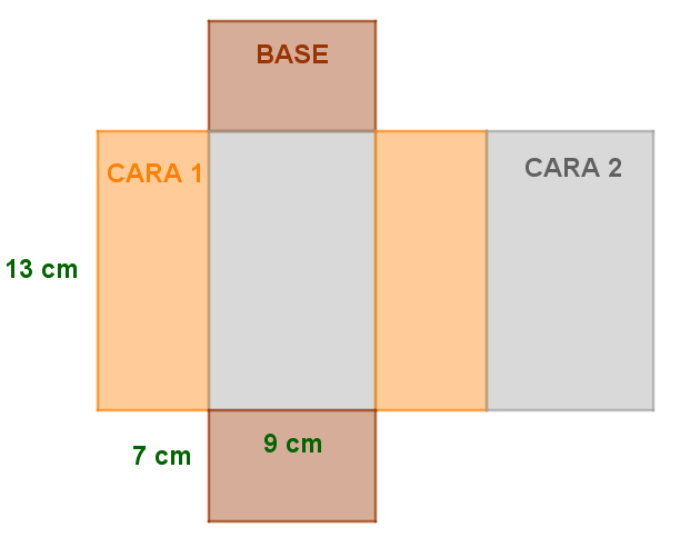 Desarrollo plano final prisma