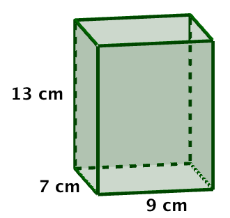 Dimensiones prisma