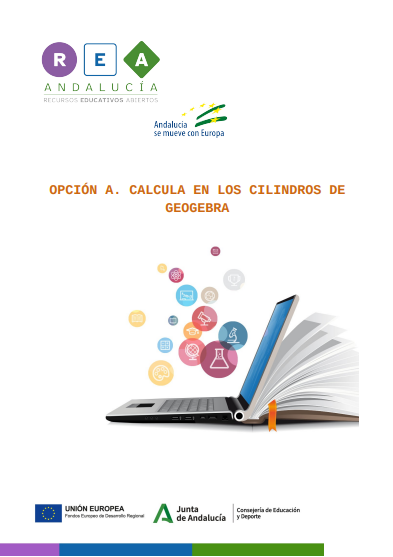 Portada calcula en los cilindros de GeoGebra