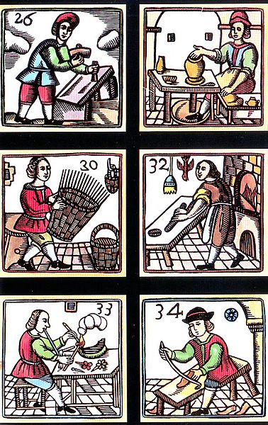 Azulejos gremiales del siglo XVII