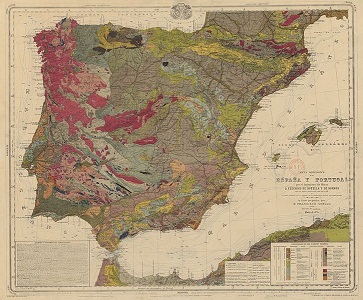 Mapa geológico península ibérica