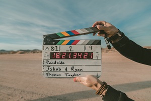 Action board on outdoor set