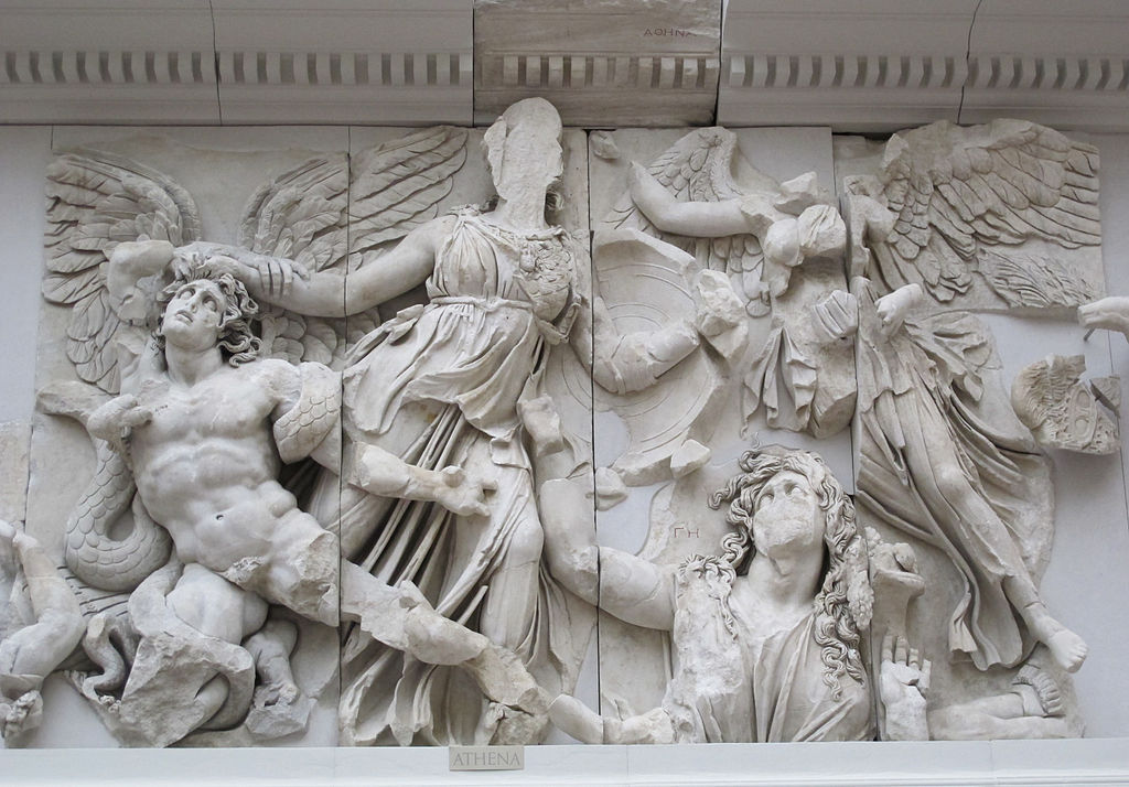 Gigantomaquia, Altar de Zeus en Pérgamo