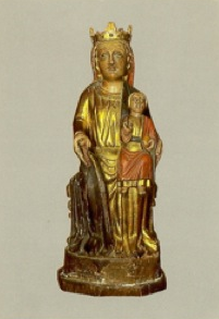 Virgen de Zuberoa. Talla gótica