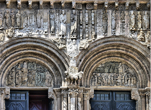 Puerta de las Platerías de la Catedral de Santiago de Compostela