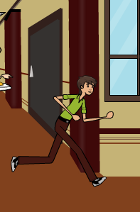corriendo