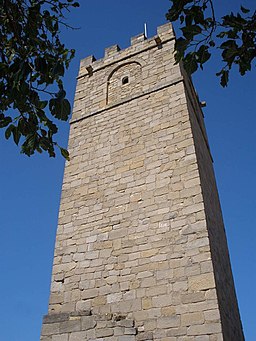 Torre más alta de un castillo.