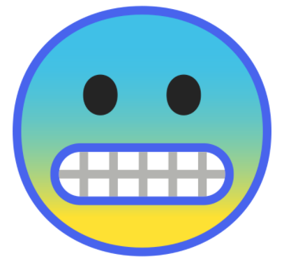 La imagen muestra el emoji temblar