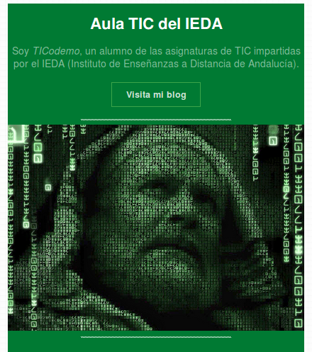 Página web de Ticodemo Página web de Ticodemo