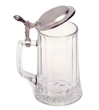 La imagen muestra una jarra de servir infusiones vacía con una tapa