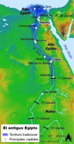 Mapa de Egipto
