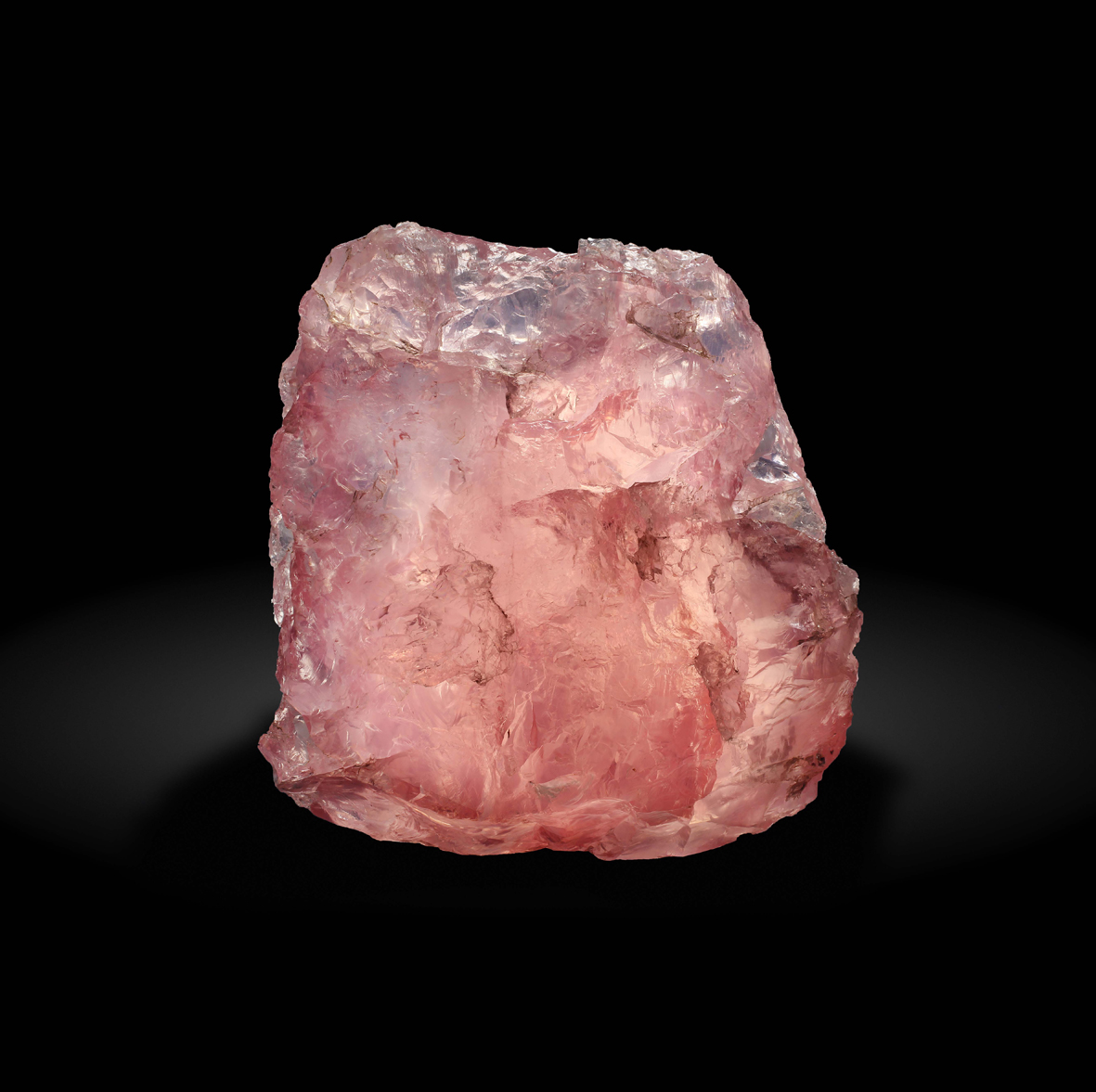 Imagen que muestra un cuarzo rosa
