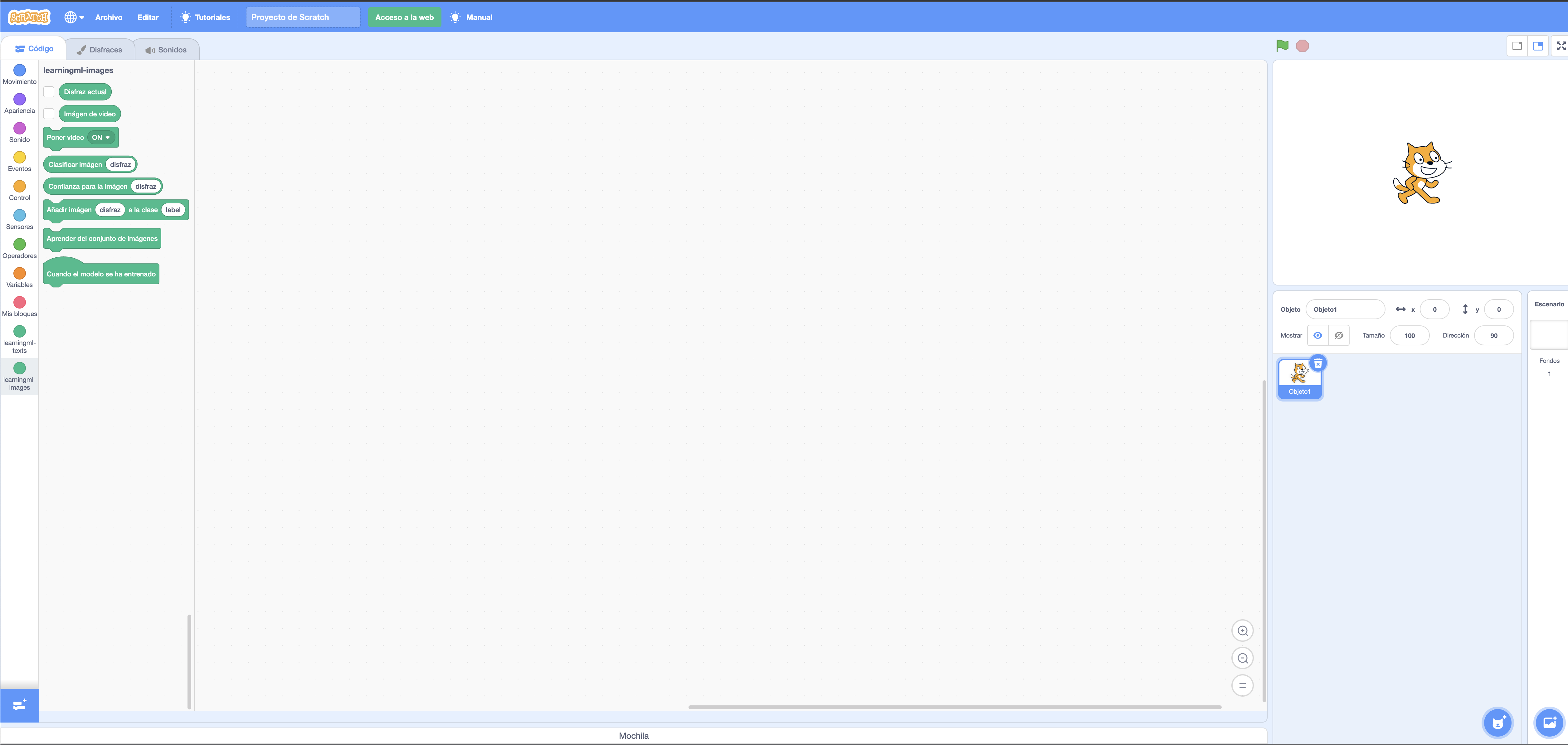 Entorno Scracht LearningML
