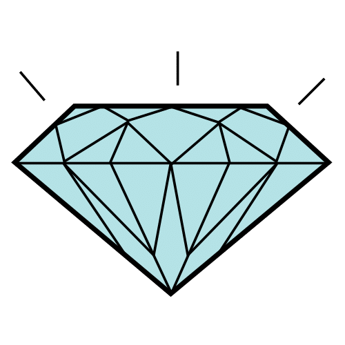 La imagen muestra el brillo de un diamante
