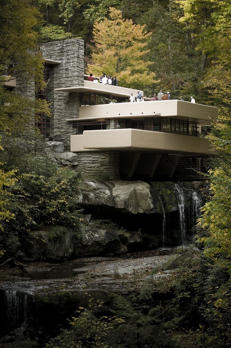  Casa de la Cascada, Frank Lloyd Wright.