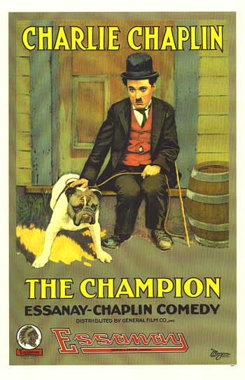 Cartel de la película de Chaplin, the Champion