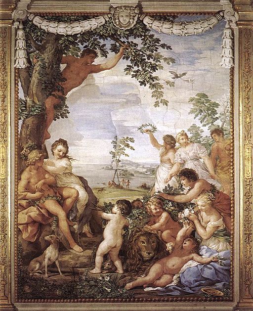 Escena idílica en el campo