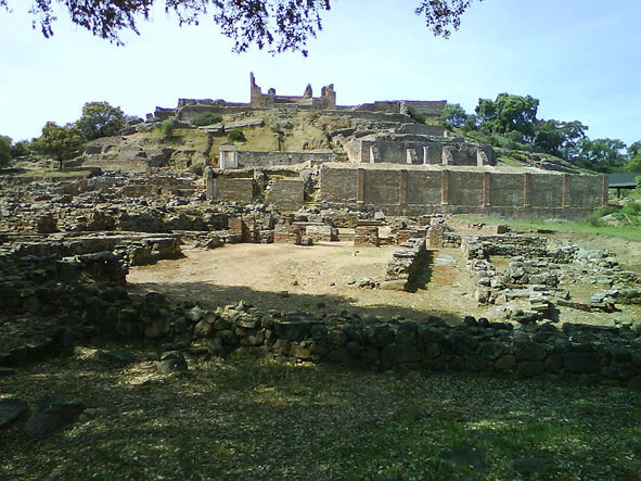 ruinas de Munigua en la provincia de Munigua