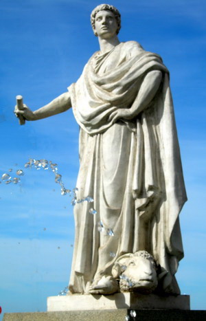 estatua de Balbo el Menor en Cádiz