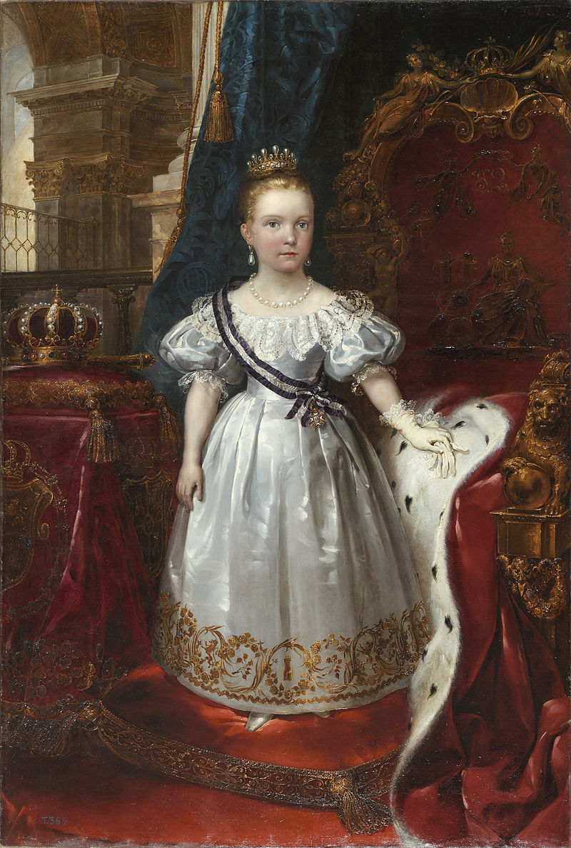 Isabel II, niña