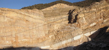 cantera de mármol en Macael