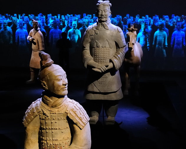 Soldados en terracota